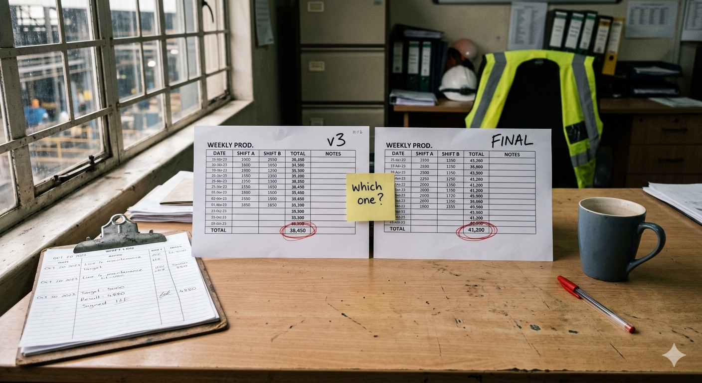 Spreadsheets vs MES: When You've Actually Outgrown Excel